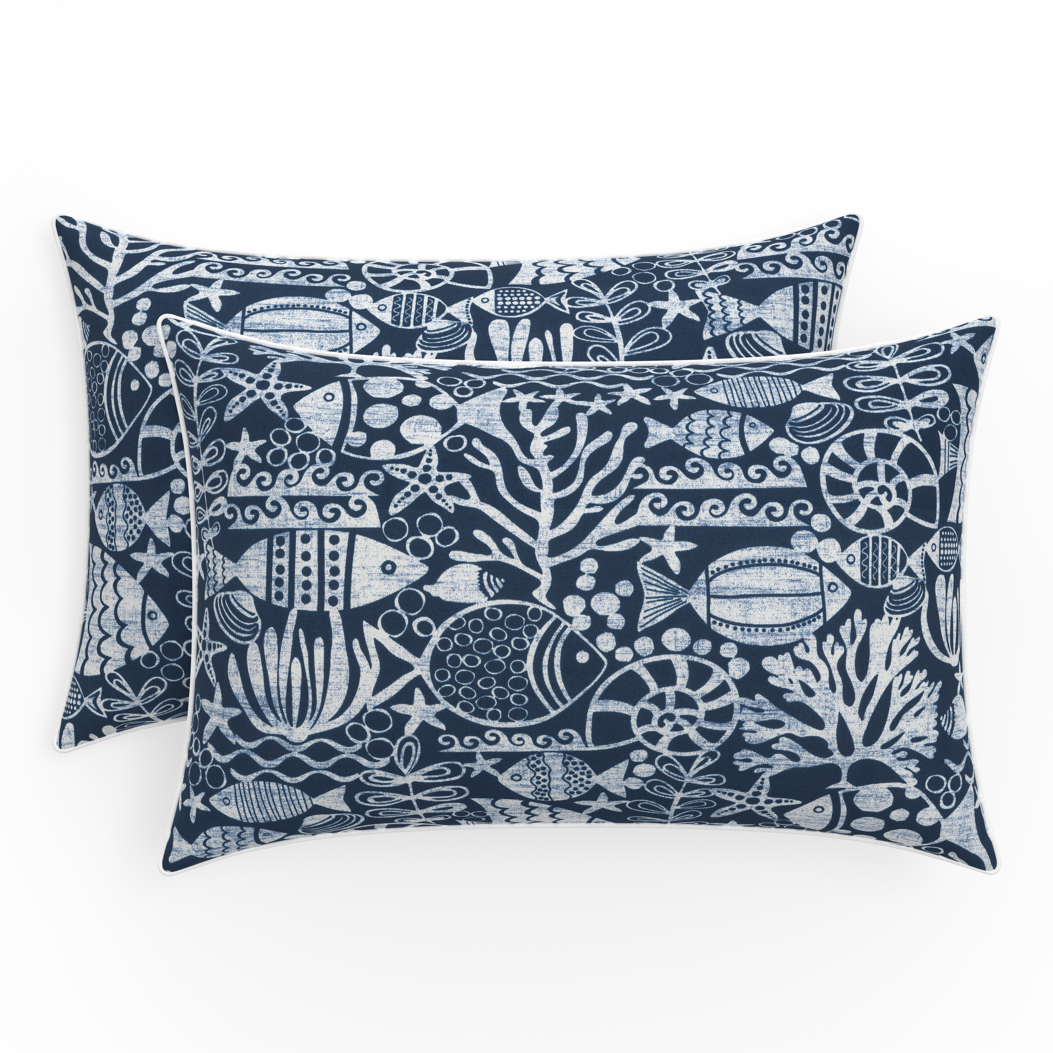 Nautical scatter cushions top